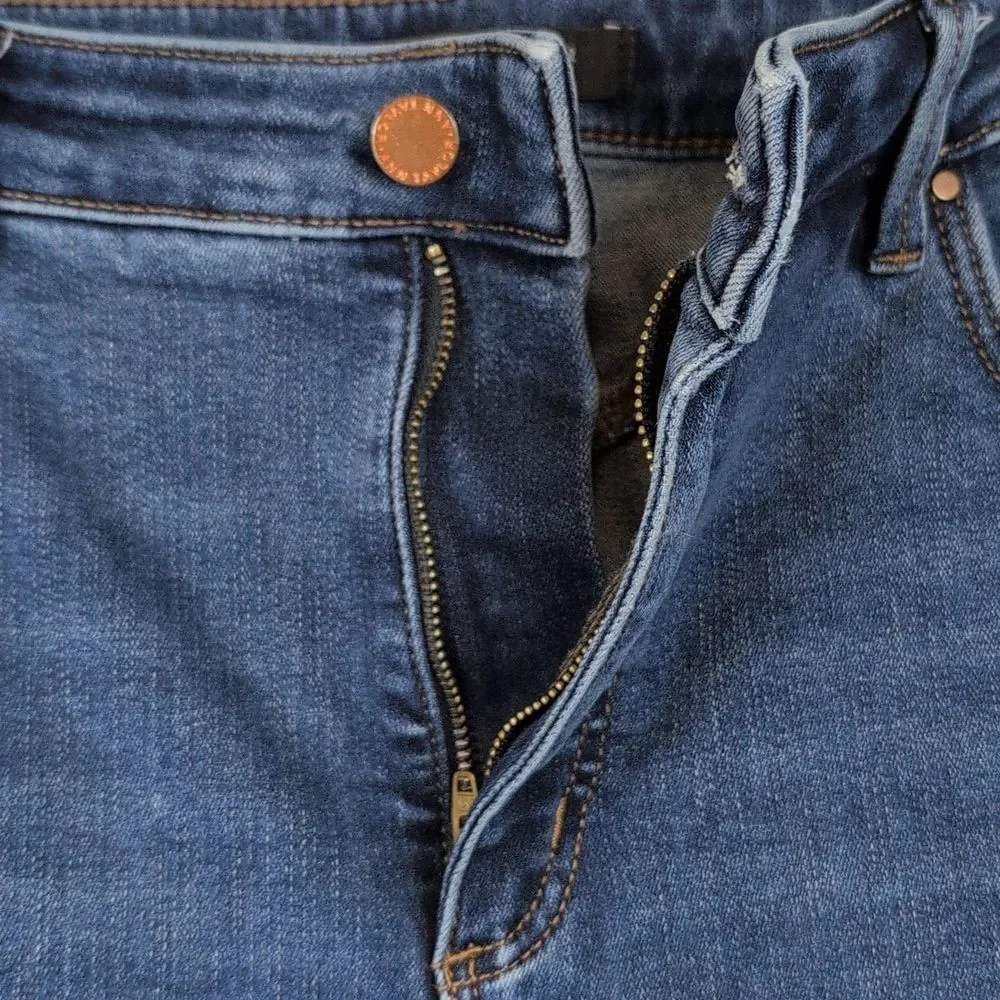 Classic Ann Taylor The Skinny Curvy Fit Blue Women's Jeans Size 12